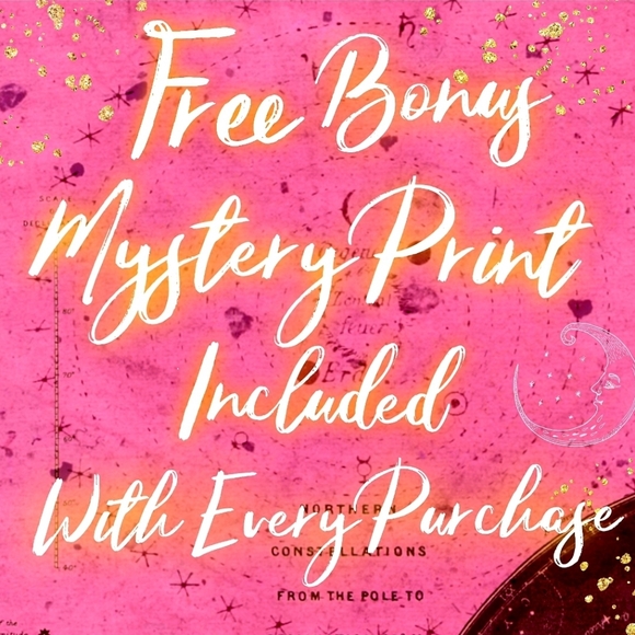 Raven Rainbows & Wildflowers Vintage Book Page Art Retro Nature Decor - Picture 3 of 4